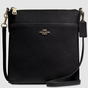 NEW Coach Kitt Messenger Black Crossbody Bag